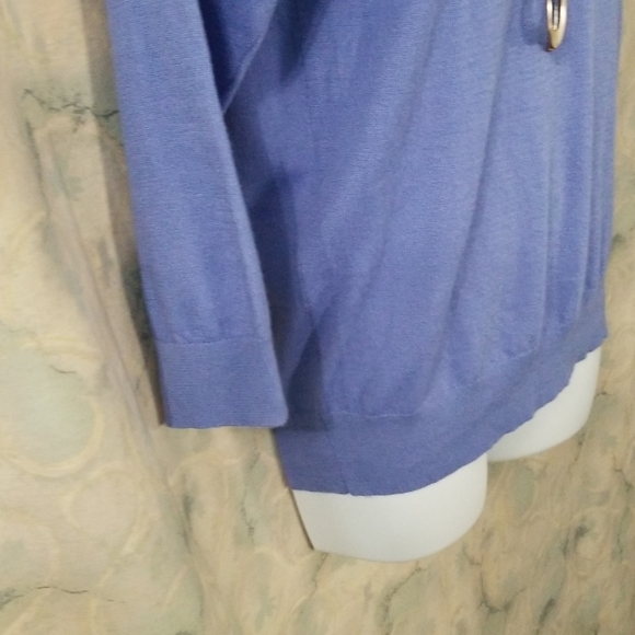 NWT Chico's Paulina pullover lilac luxe sweater 1 - Picture 3 of 6